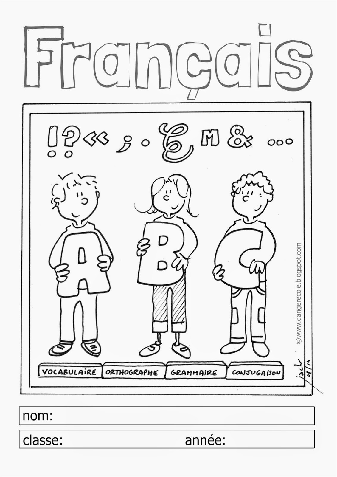 Coloriage Rentrée Des Classes Maternelle Danger école Affichages Utiles En Vrac