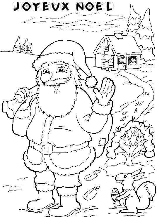 Coloriage Samsam Noel Coloriage De Noel La Classe De Myli Breizh