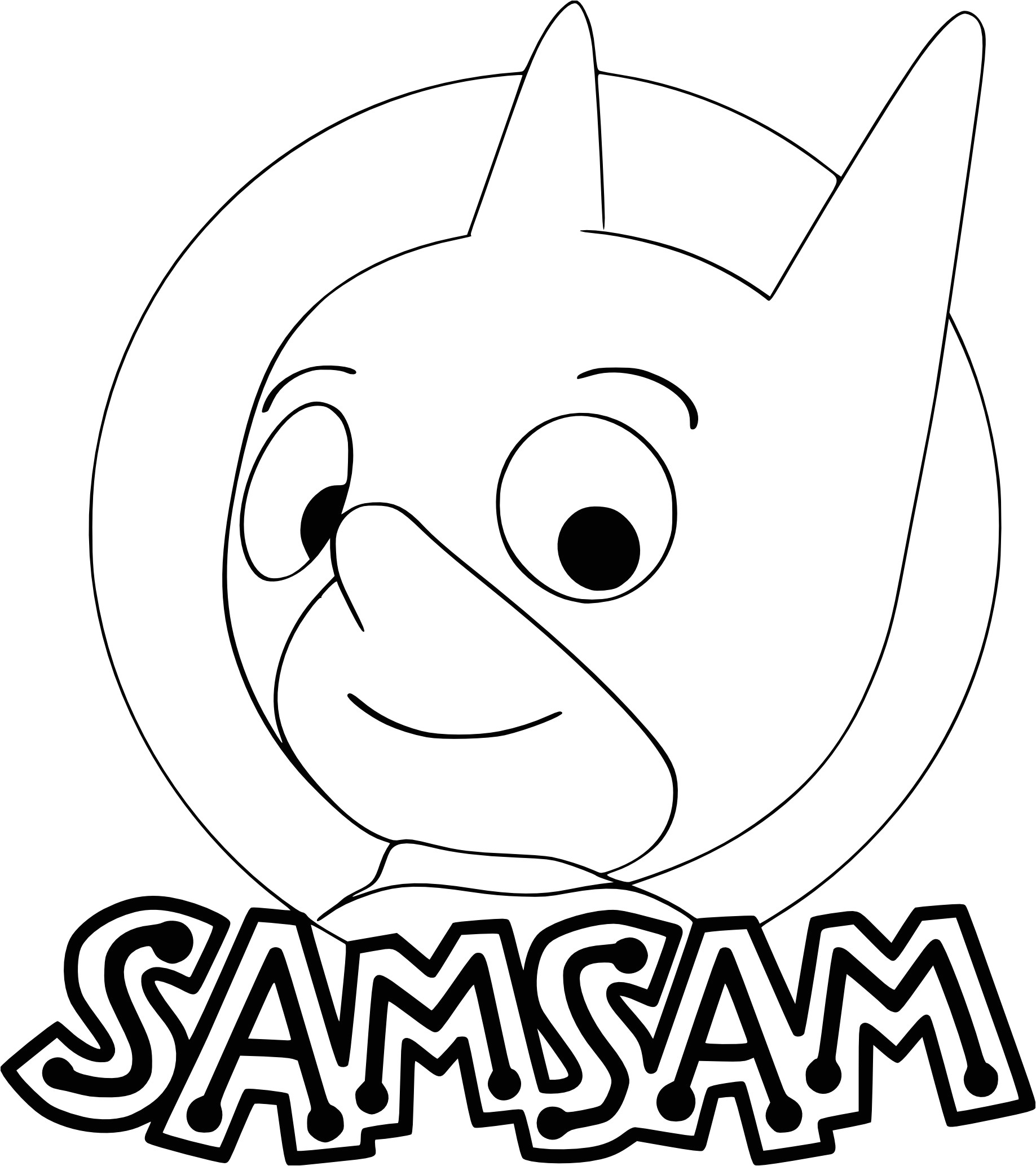 Coloriage Samsam Noel Coloriage Samsam   Imprimer