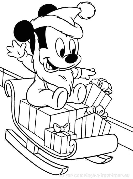Coloriage Samsam Noel Dessins Gratuits   Colorier Coloriage Disney Noel   Imprimer
