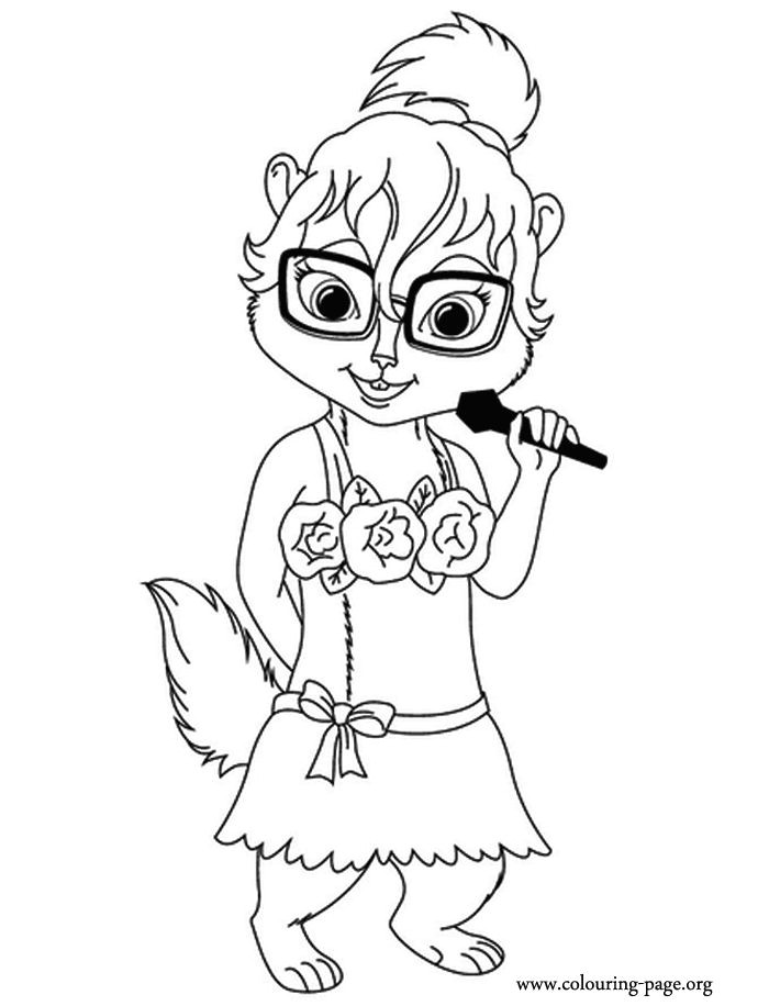 Coloriage Samsam Simon 18 Best Alvin & the Chipmunks Color Pages Images On Pinterest