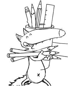 Coloriage Septembre Loup Les 697 Meilleures Images Du Tableau Classe Loup Sur Pinterest