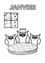 Coloriage Septembre Maternelle Moustache Mois De L Année Page Du Cahier De Vie La Classe De Jenny