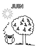 Coloriage Septembre Maternelle Moustache Mois De L Année Page Du Cahier De Vie La Classe De Jenny