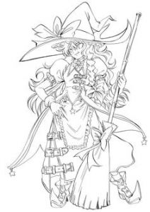 Coloriage Sirène Manga A Imprimer Beautiful Adult Fantasy Coloring Pages Coloring Pages