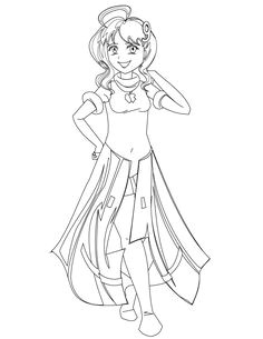 Coloriage Sirène Manga A Imprimer Les 99 Meilleures Images Du Tableau Coloriage Personnage Chibi Et