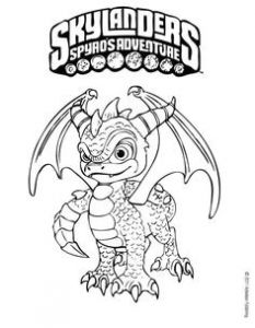 Coloriage Skylanders Dragon 88 Best Coloriage Skylanders Images On Pinterest
