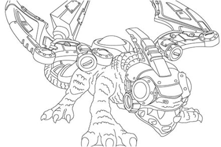 Coloriage Skylanders Giants â Coloriage Skylanders   Imprimer