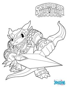 Coloriage Skylanders Giants Printable Skylanders Coloring Pages Pinterest