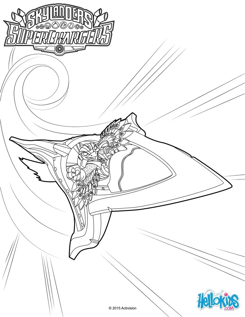 Coloriage Skylanders Superchargers Coloriage Skylanders Superchargers Coloriages Coloriage  