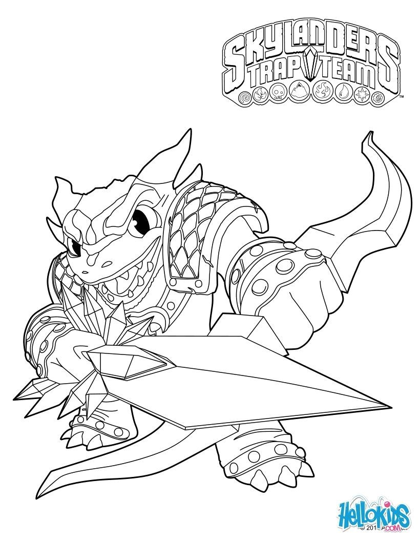 Coloriage Skylanders Superchargers Snap Shot Coloing Page From Skylanders Trap Team More Video Games