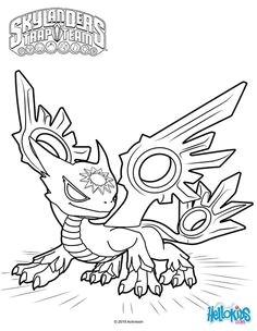 Coloriage Skylanders Superchargers torch Coloring Page Coloring Skylanders Pinterest