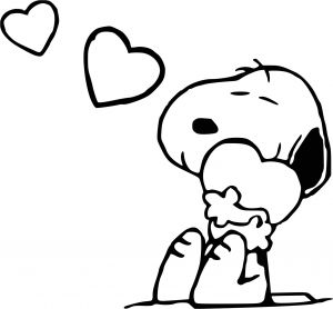 Coloriage Snoopy A Imprimer Coloriage Snoopy Amoureux Imprimer Sur Coloriages Fo