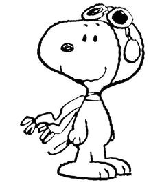 Coloriage Snoopy Et Les Peanuts Captain Snoopy Peanuts — General Pinterest