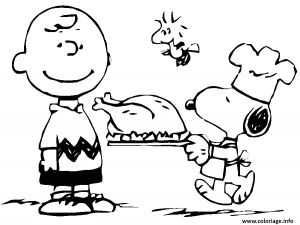 Coloriage Snoopy Gratuit Coloriage Peanuts Action De Grace Day Snoopy Jecolorie
