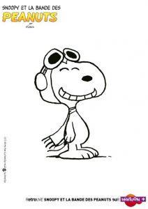 Coloriage Snoopy Noel Coloriages Snoopy Et La Bande Des Peanuts Snoopy Teletoon