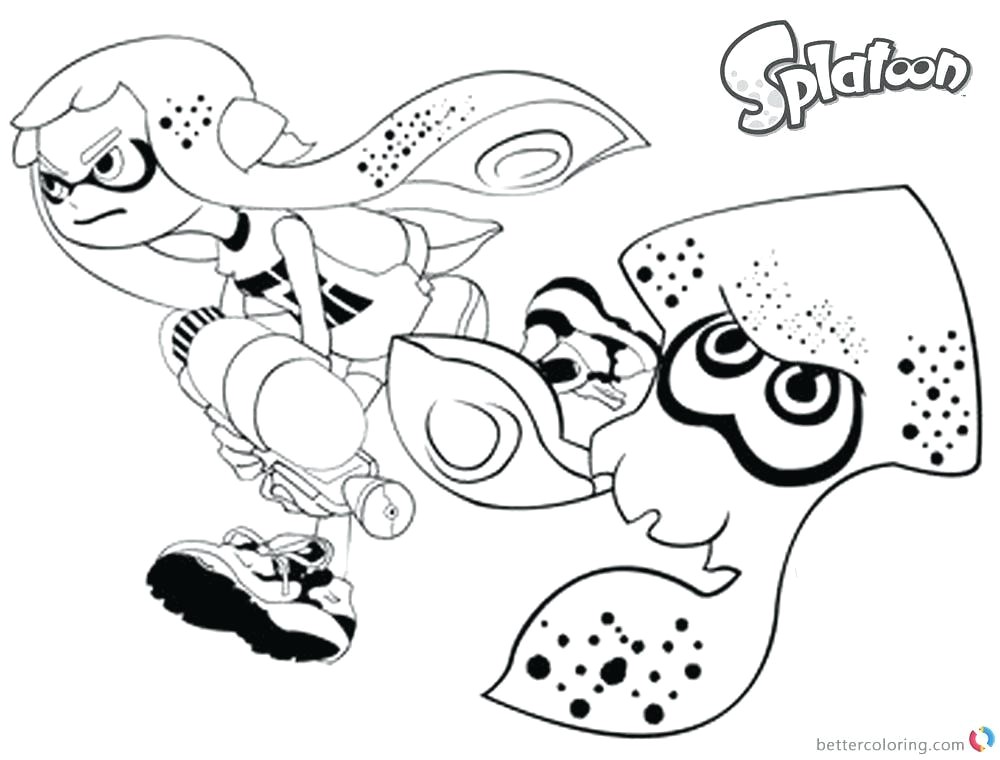 Coloriage Splatoon 2 Coloriage Splatoon En Ligne Gratuit Coloriage De Splatoon A Imprimer