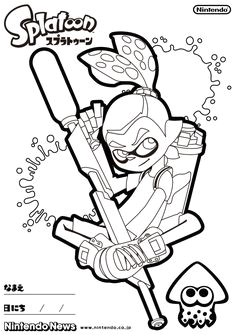 Coloriage Splatoon à Imprimer 68 Best Splatoon Images On Pinterest