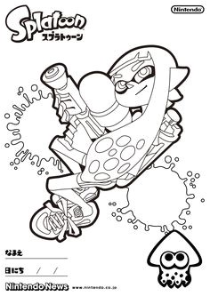 Coloriage Splatoon à Imprimer How to Draw An Inkling From Splatoon Step 10 1 5