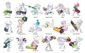 Coloriage Splatoon Armes Splatoon S Next Dlc Weapon Signals End Of Dlc