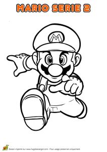 Coloriage Super Mario Kart Coloriage De Mario En Train De Courir