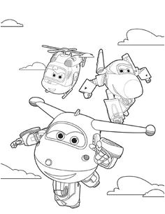 Coloriage Super Wings Donnie 8 Best Ausmalbilder Super Wings 01 Images On Pinterest