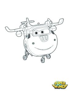 Coloriage Super Wings Donnie Sprout Super Wings Coloring Pages