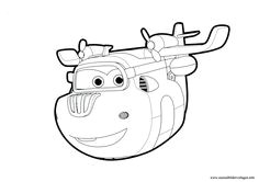 Coloriage Super Wings Donnie the 7 Best Super Wings Ausmalbilder Images On Pinterest