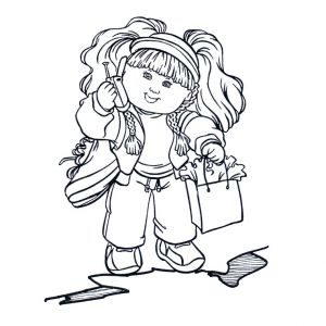 Coloriage Swag à Imprimer Dessin Fille Az Coloriage