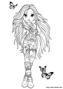 Coloriage Swag Fille Coloriage Swag