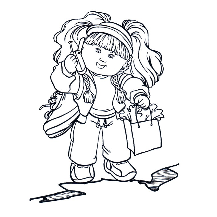 Coloriage Swag Pour Ado Dessin Fille Az Coloriage