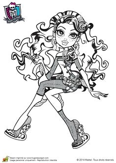 Coloriage top Model A Habiller à Imprimer 95 Best Coloriages Monster High Images On Pinterest