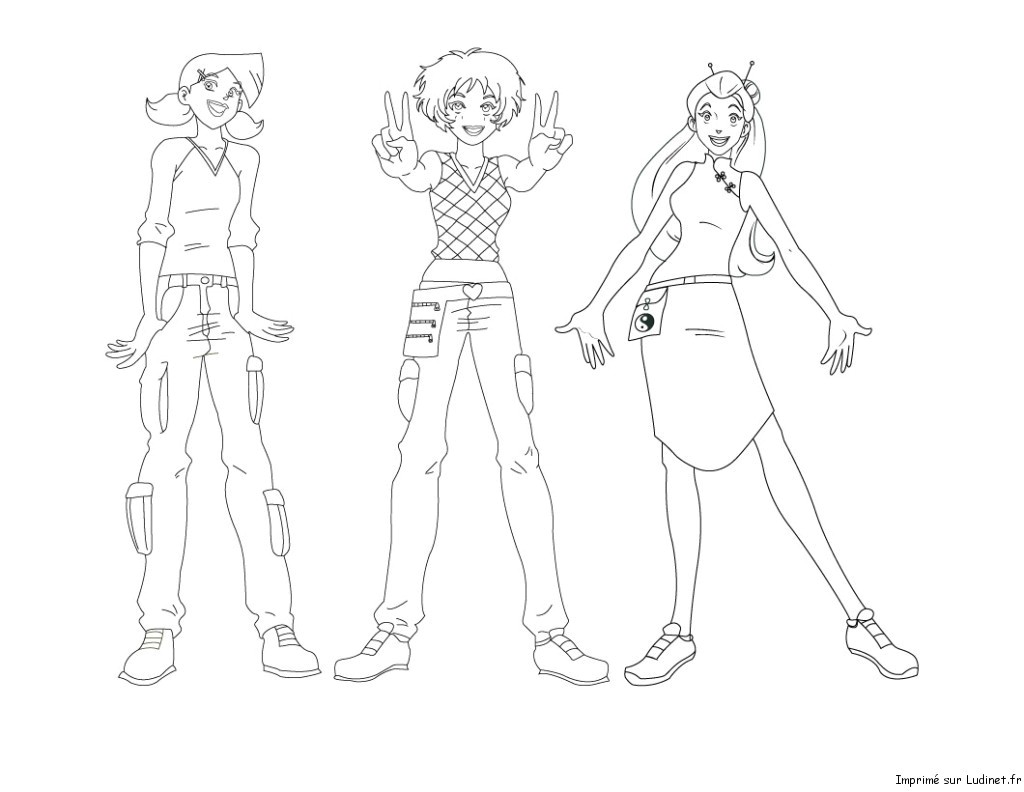 Coloriage totally Spies Alex totally Spies 34 Cartoons – Printable Coloring Pages