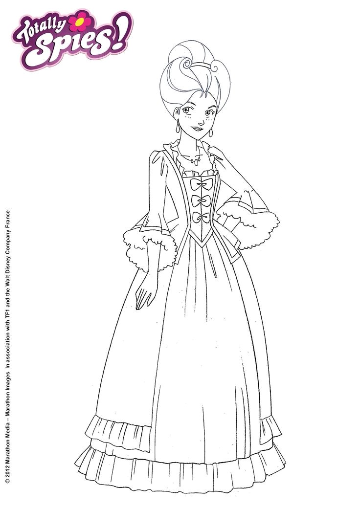 Coloriage totally Spies Clover Pin by Lmi Kids Disney On Ouf Tivi Rtbf Pinterest