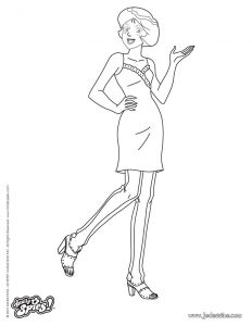 Coloriage totally Spies En Ligne Coloriages Alex Fashion 4 Fr Hellokids