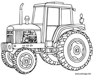 Coloriage Tracteur Pelleteuse Coloriage Tracteur 11 Dessin   Imprimer Tracteur
