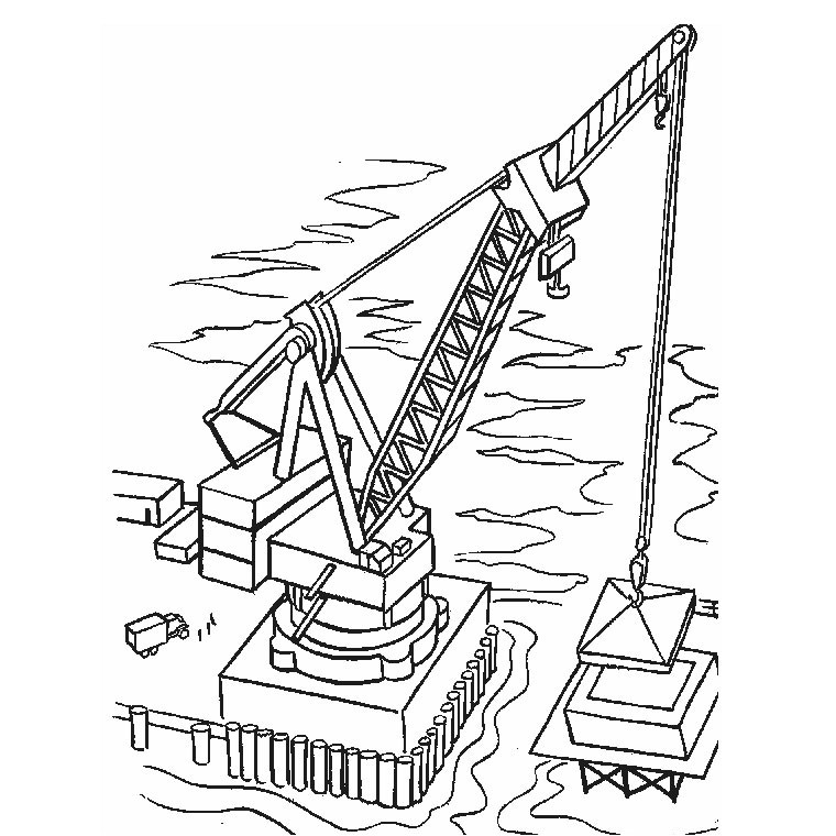 Coloriage Tractopelle à Imprimer 51 Dessins De Coloriage Chantier   Imprimer Sur Laguerche Page 1