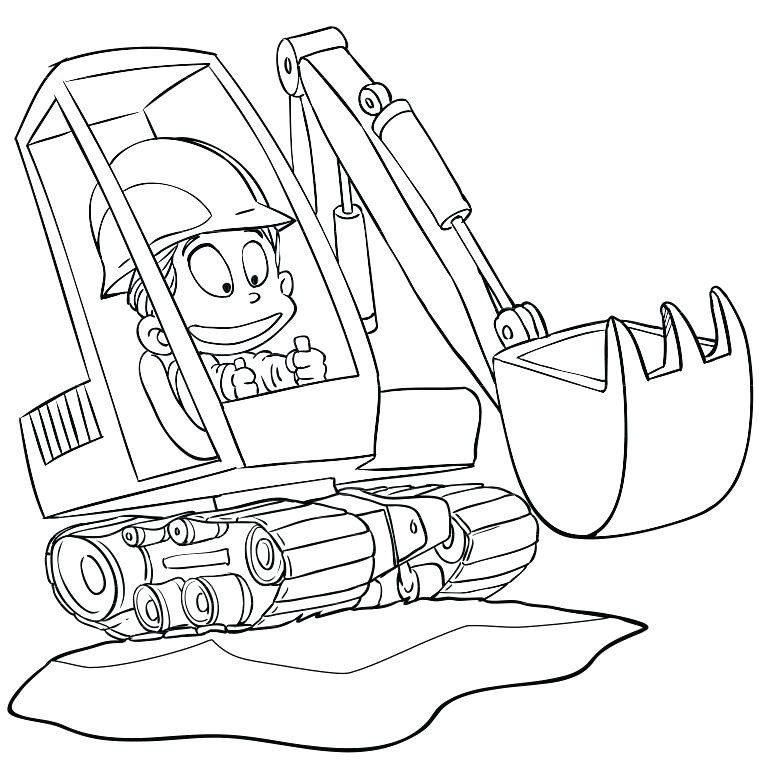 Coloriage Tractopelle En Ligne Coloriage Engin De Chantier A Imprimer Gratuit Coloriage Tractopelle