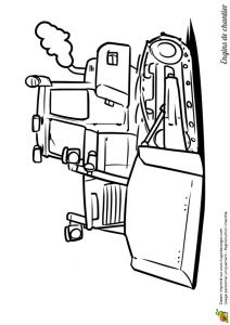 Coloriage Tractopelle Hugolescargot Coloriage Engins Tractopelle Chenilles