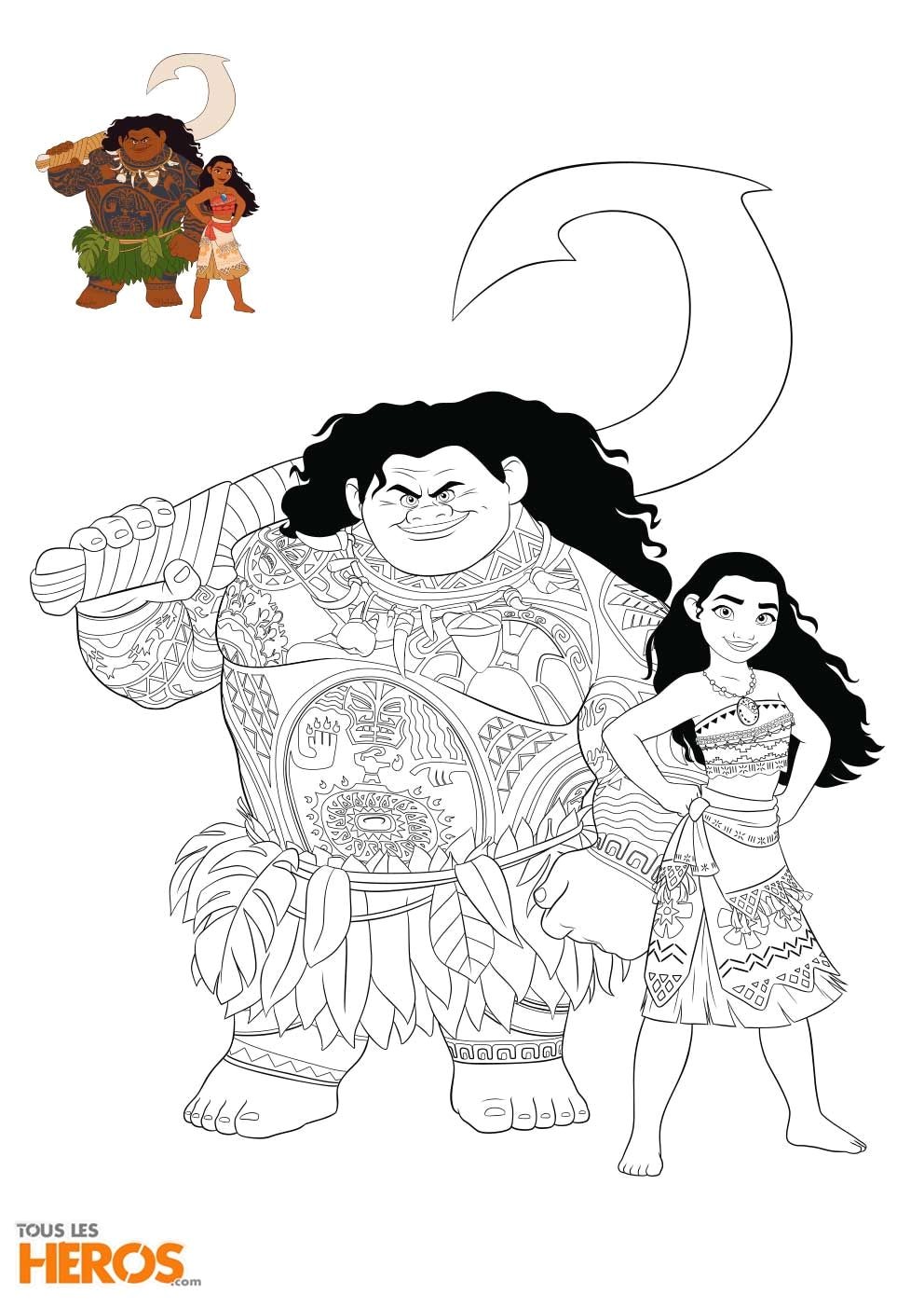 Coloriage Vaiana A Imprimer Gratuit Coloriez Votre Nouvelle Héro¯ne Disney Préférée 5 Nouveaux