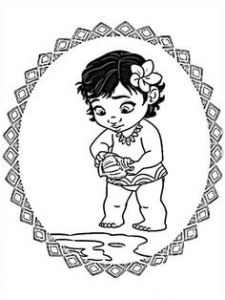 Coloriage Vaiana Bebe A Imprimer Coloriage Maui Et Hei Hei Dessin Imprimer