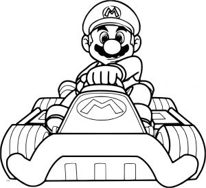 Coloriage Voiture Mario Kart Coloriage Voiture Mario Kart Meilleure Page  Colorier