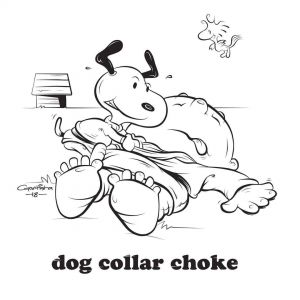 Dessin Coloriage Snoopy Dog Collar Choke Yearofthedog 2018 Chinesenewyear Character Bjj