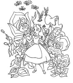 Dessin Coloriage Swag Les 101 Meilleures Images Du Tableau Colorier Alice Au Pays Des