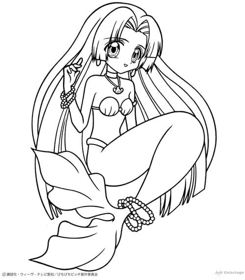 Dessin Pichi Pichi Pitch Coloriage Pichi Pichi Pitch Mélo Des Sir¨nes 80 Dessins Animés