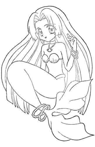 Dessin Pichi Pichi Pitch Coloriage Pichi Pichi Pitch Mélo Des Sir¨nes 90 Dessins Animés