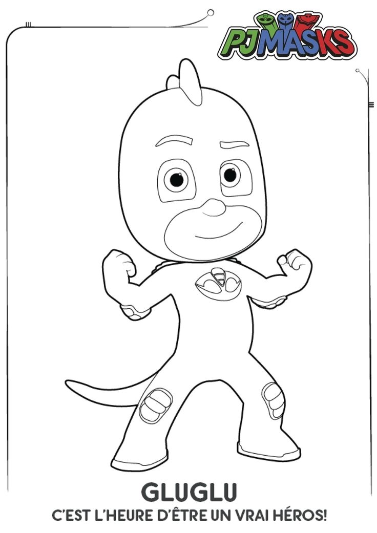 Gluglu Pyjamasque Coloriage 11 Best Pyjamasques Images On Pinterest
