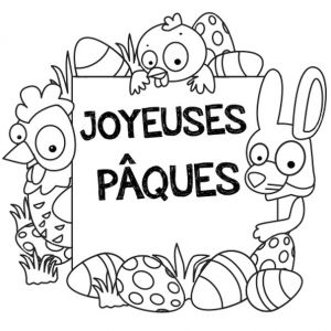 Hugo L Escargot Coloriage Gratuit A Imprimer De Paques Coloriage