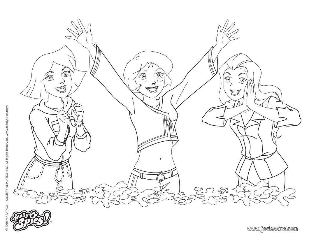 Hugo L Escargot Coloriage totally Spies Hugo L Escargot Coloriage  Dessiner totally Spies
