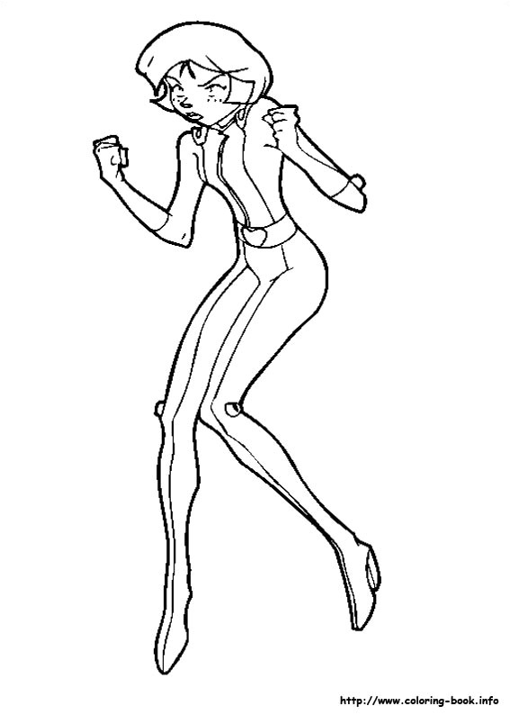 Hugo L Escargot Coloriage totally Spies totally Spies 15 Dessins Animés – Coloriages   Imprimer